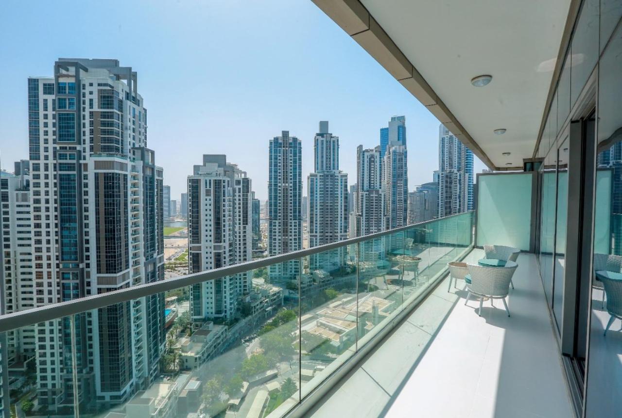 Paramount Midtown -Stunning 2 Bedroom Apt With Burj-Khalifa View Dubái Exterior foto