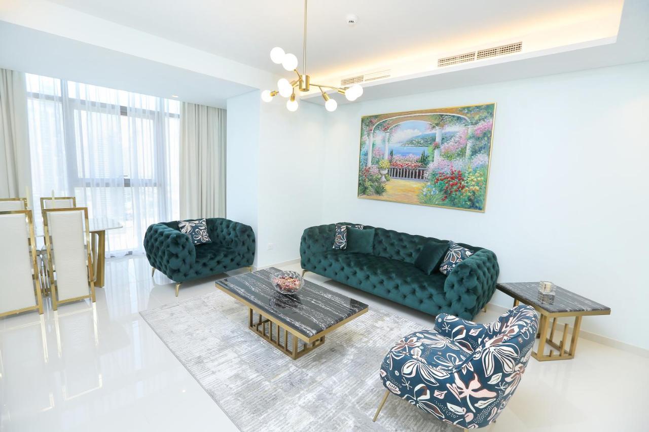 Paramount Midtown -Stunning 2 Bedroom Apt With Burj-Khalifa View Dubái Exterior foto